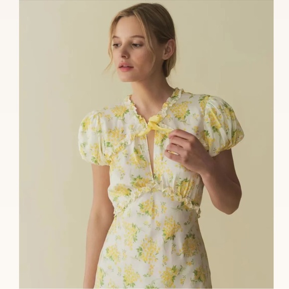 Doen Orianna Dress Salt May Bell Floral - Picture 3 of 10